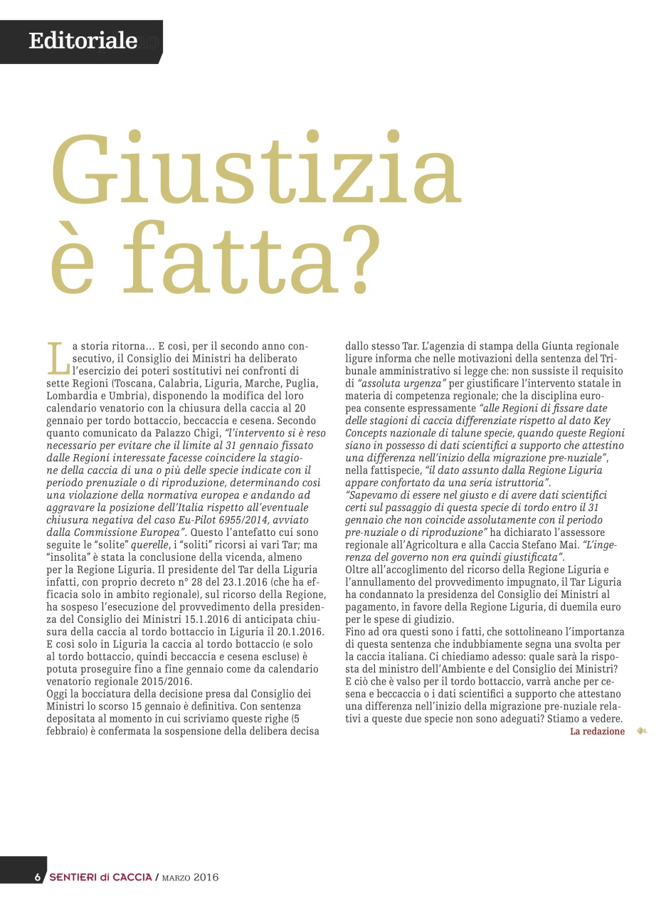 SENTIERI DI CACCIA Preview Pages