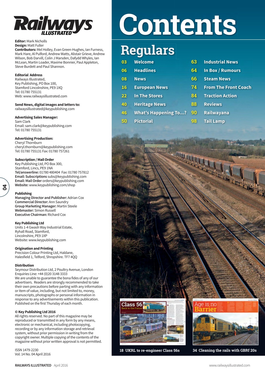 Railways Illustrated Preview Pages