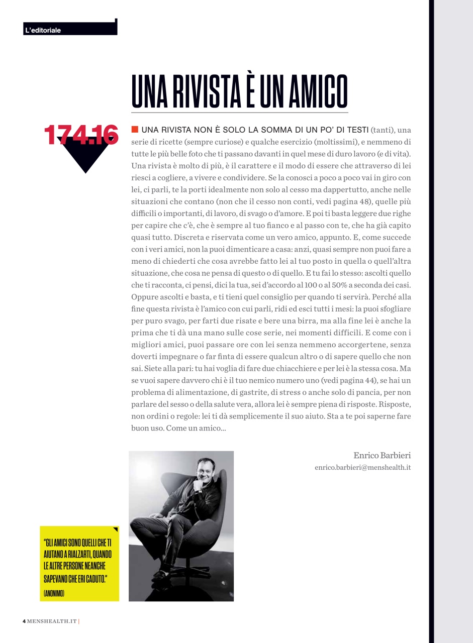 Men's Health Italia Preview Pages