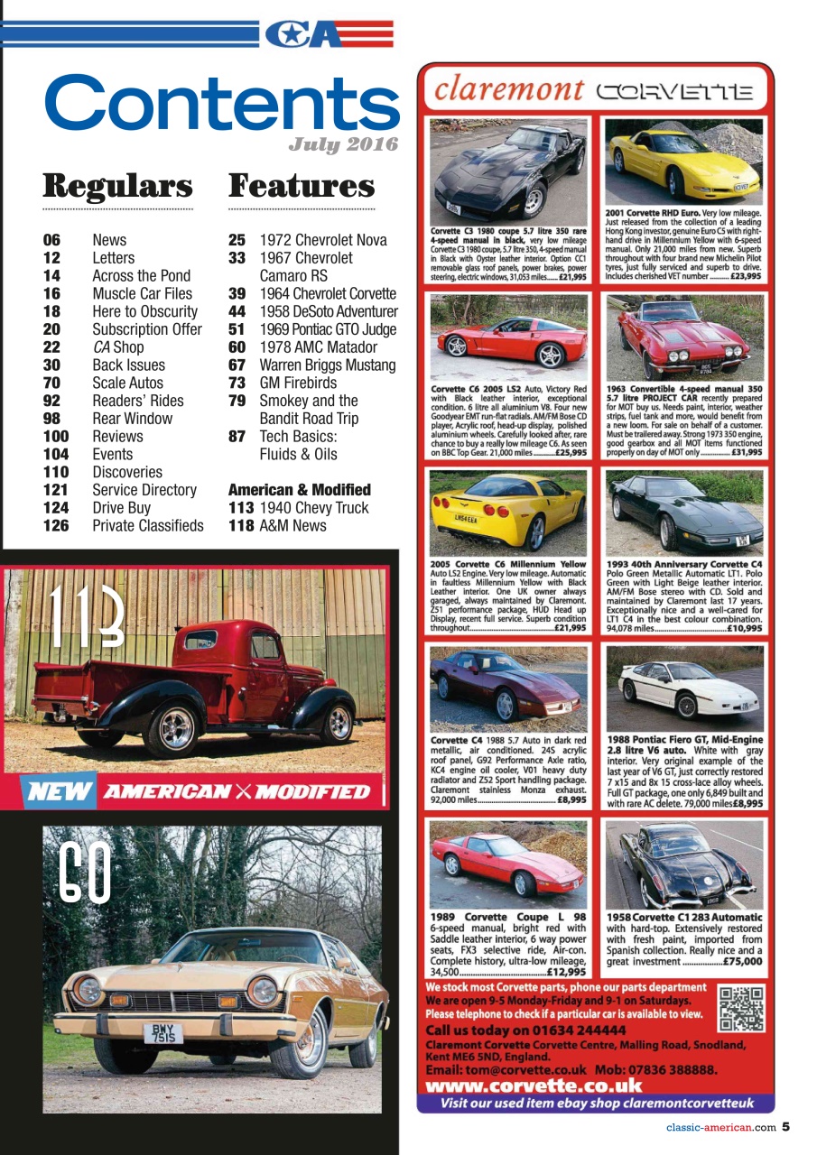 Classic American Magazine Preview Pages