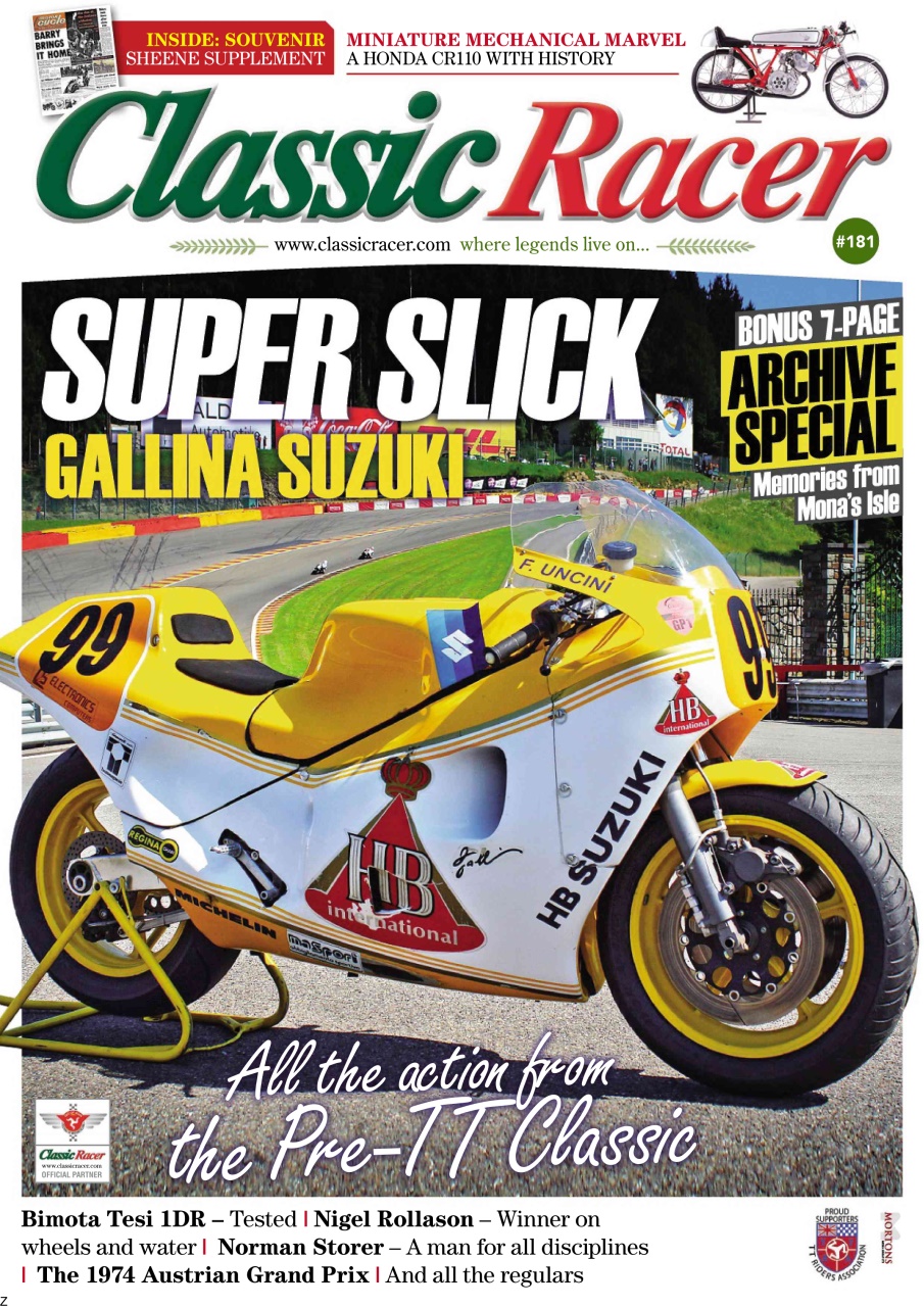 Classic Racer Preview Pages