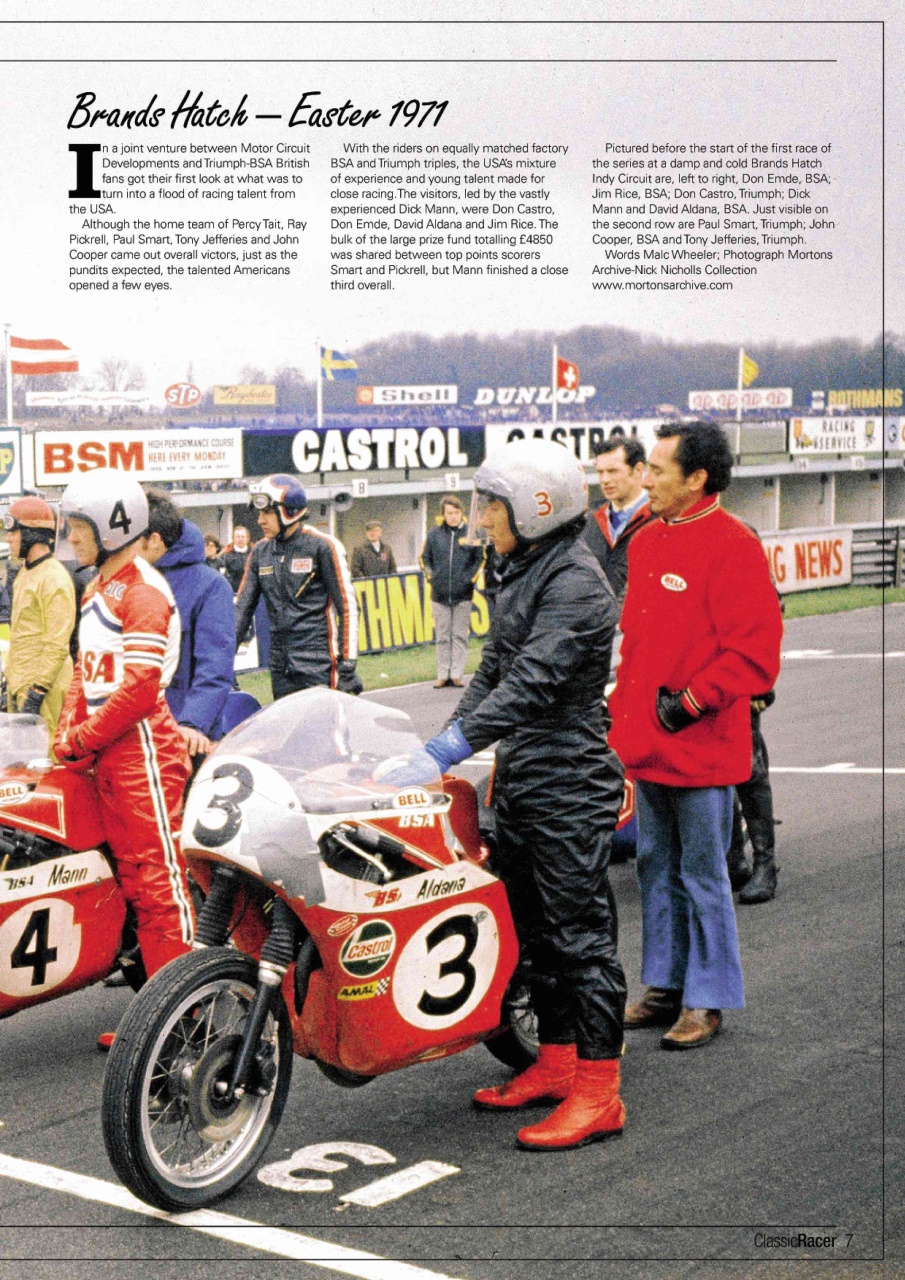Classic Racer Preview Pages