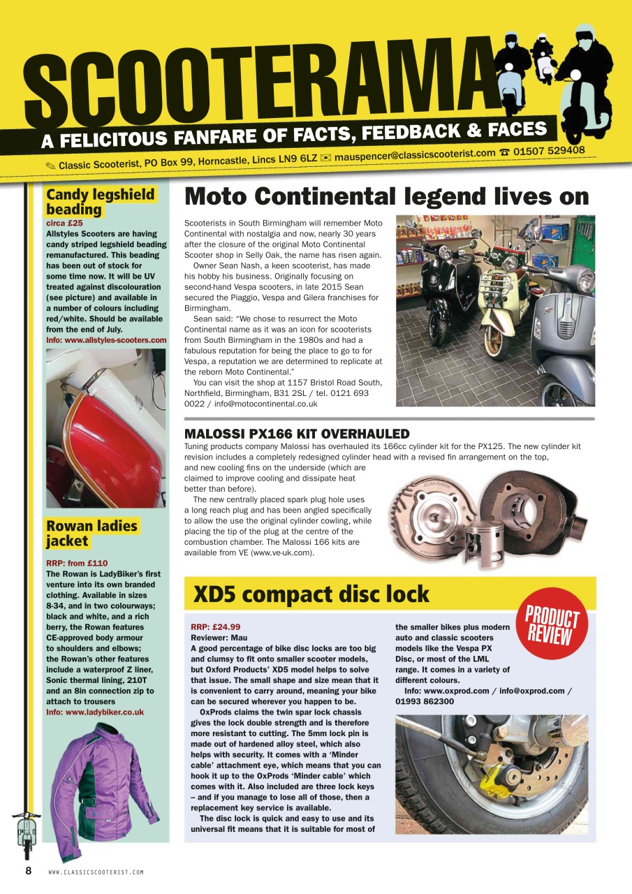 Classic Scooterist Preview Pages