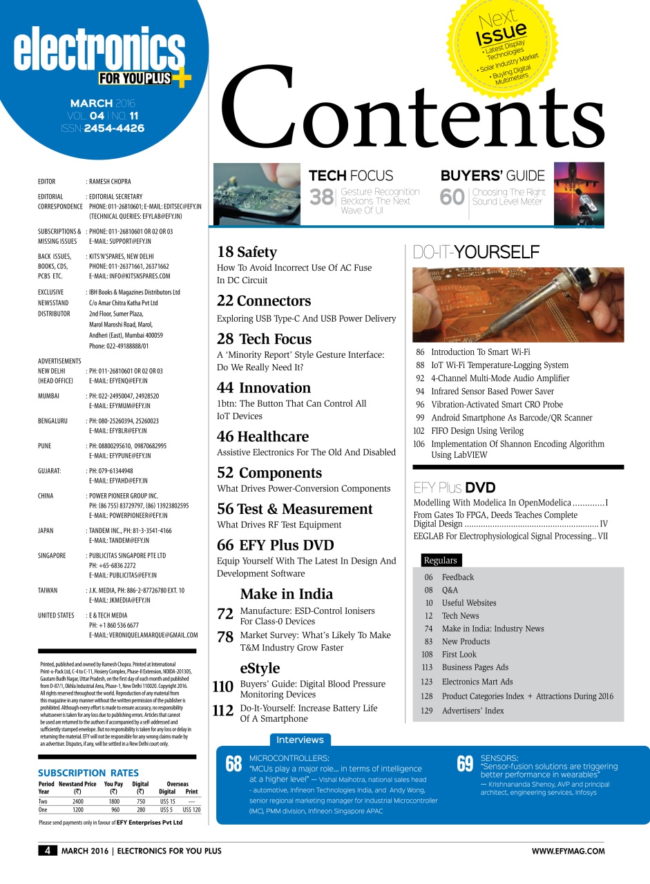 Electronics For You Preview Pages