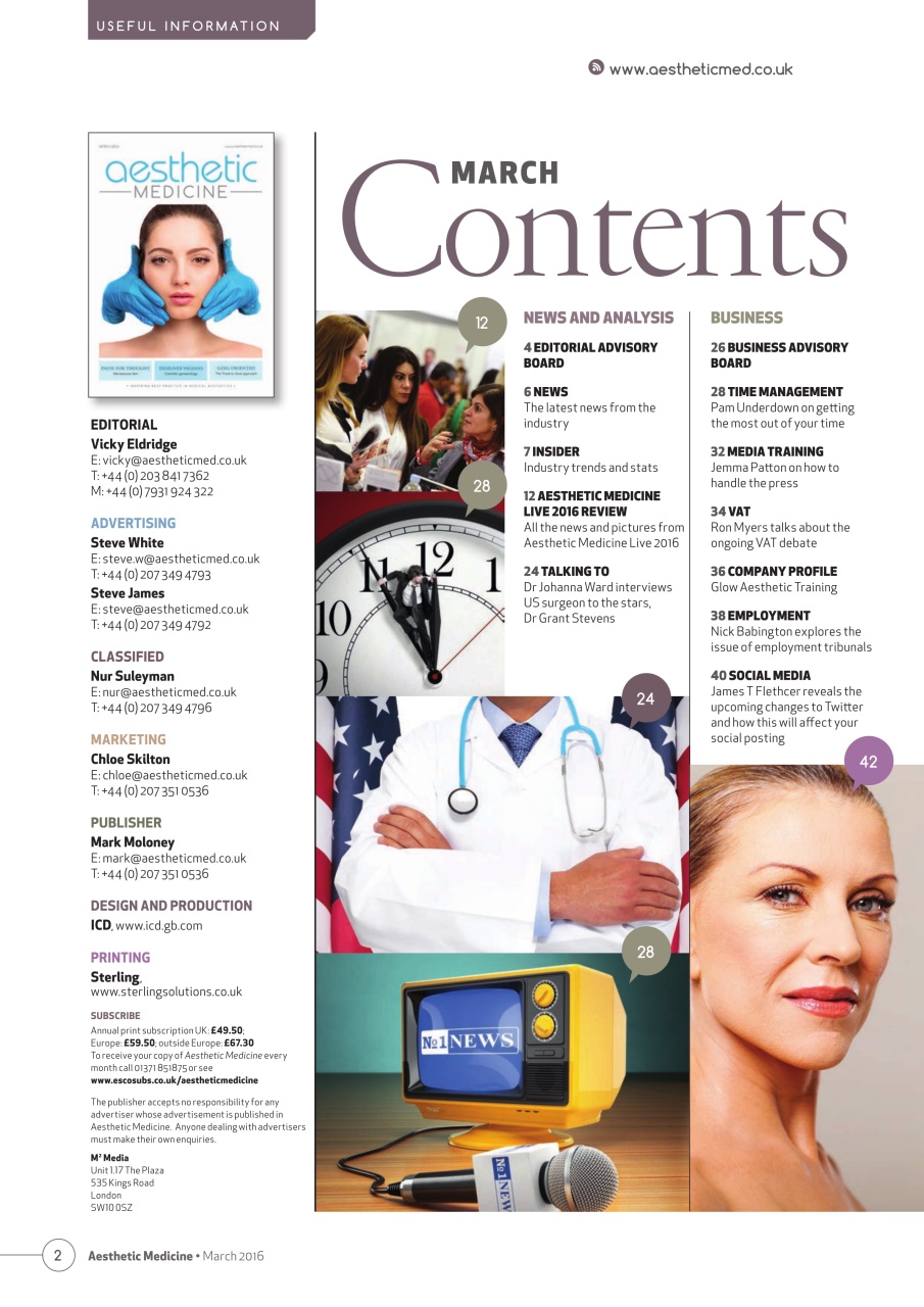 Aesthetic Medicine Preview Pages