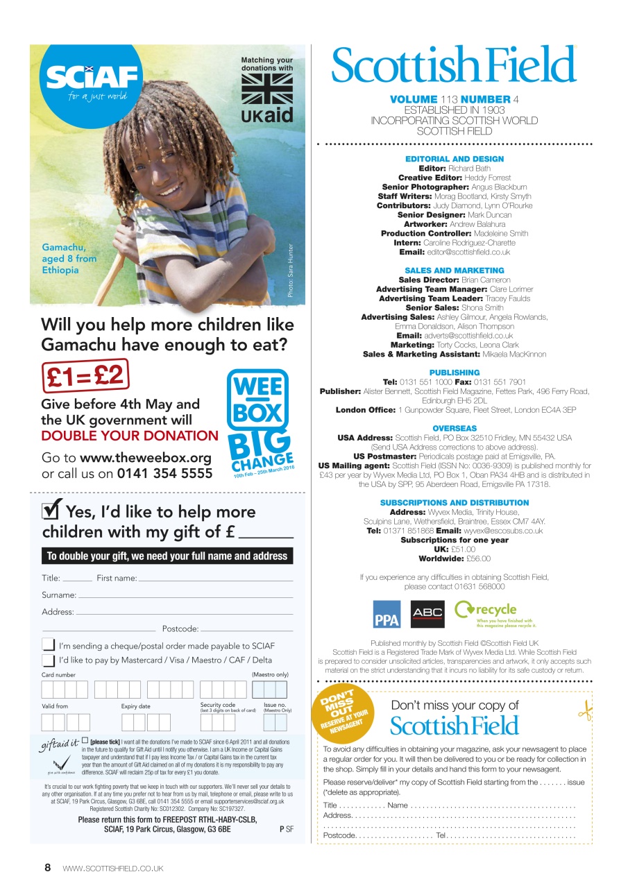 Scottish Field Preview Pages