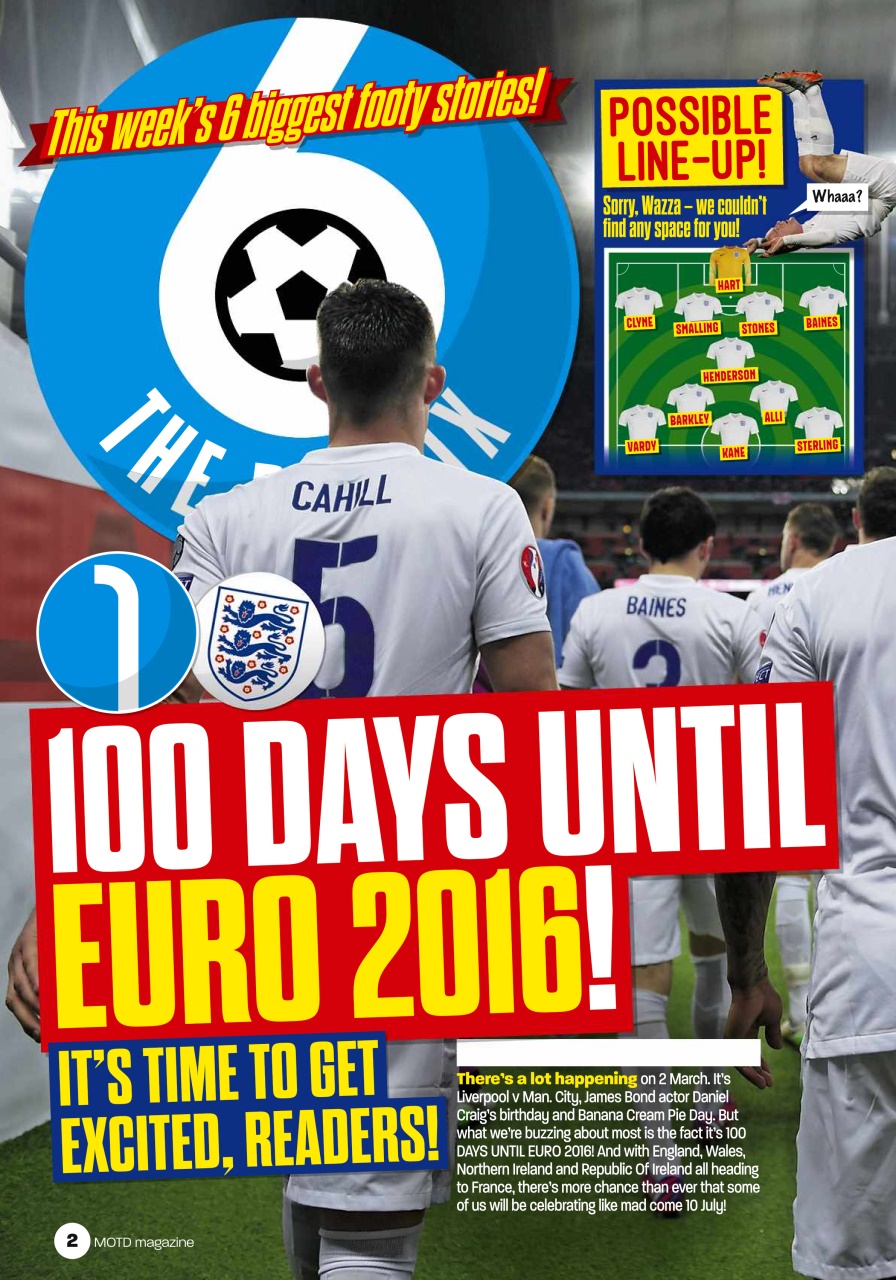 Match of the Day Preview Pages