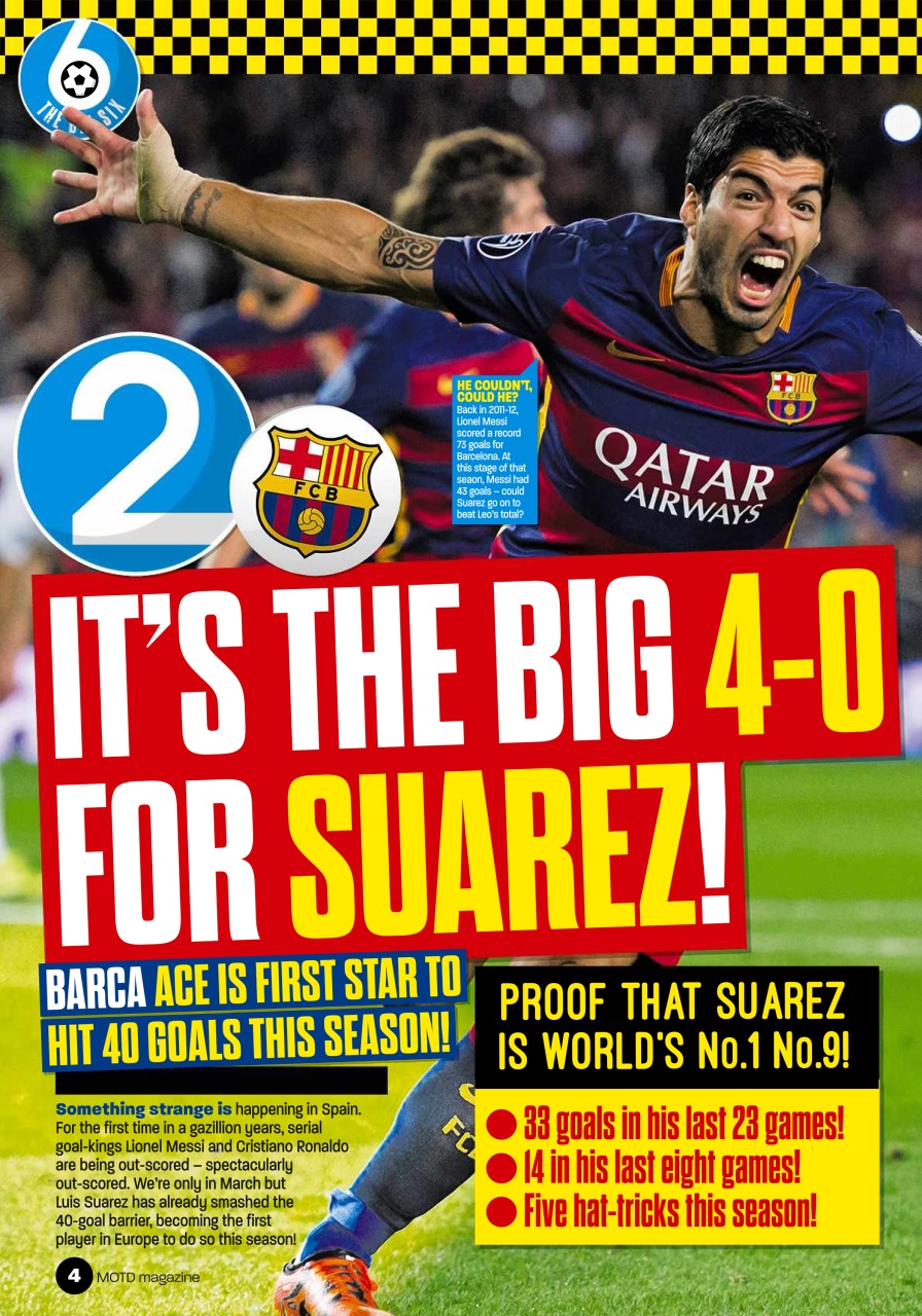 Match of the Day Preview Pages