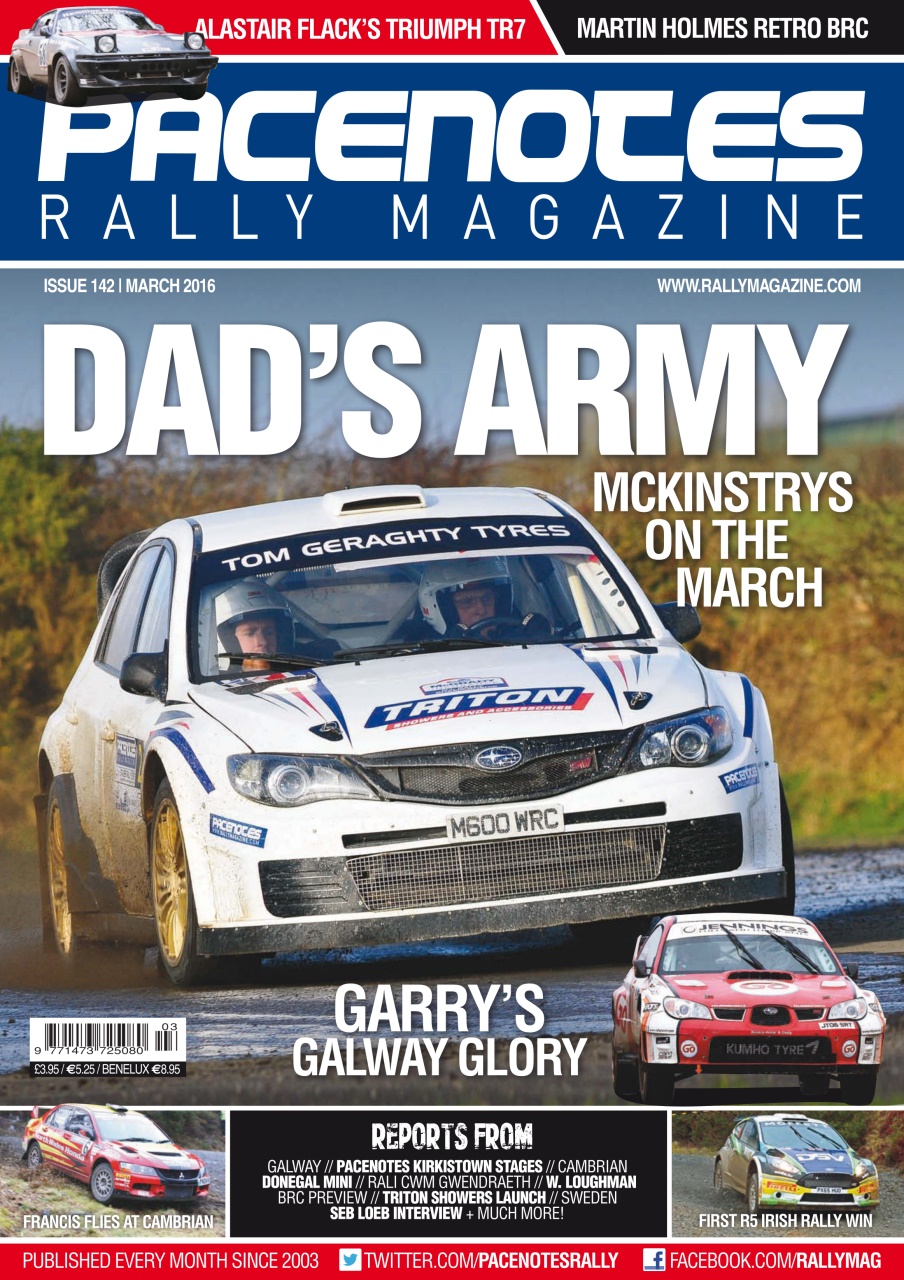 Pacenotes Rally magazine Preview Pages