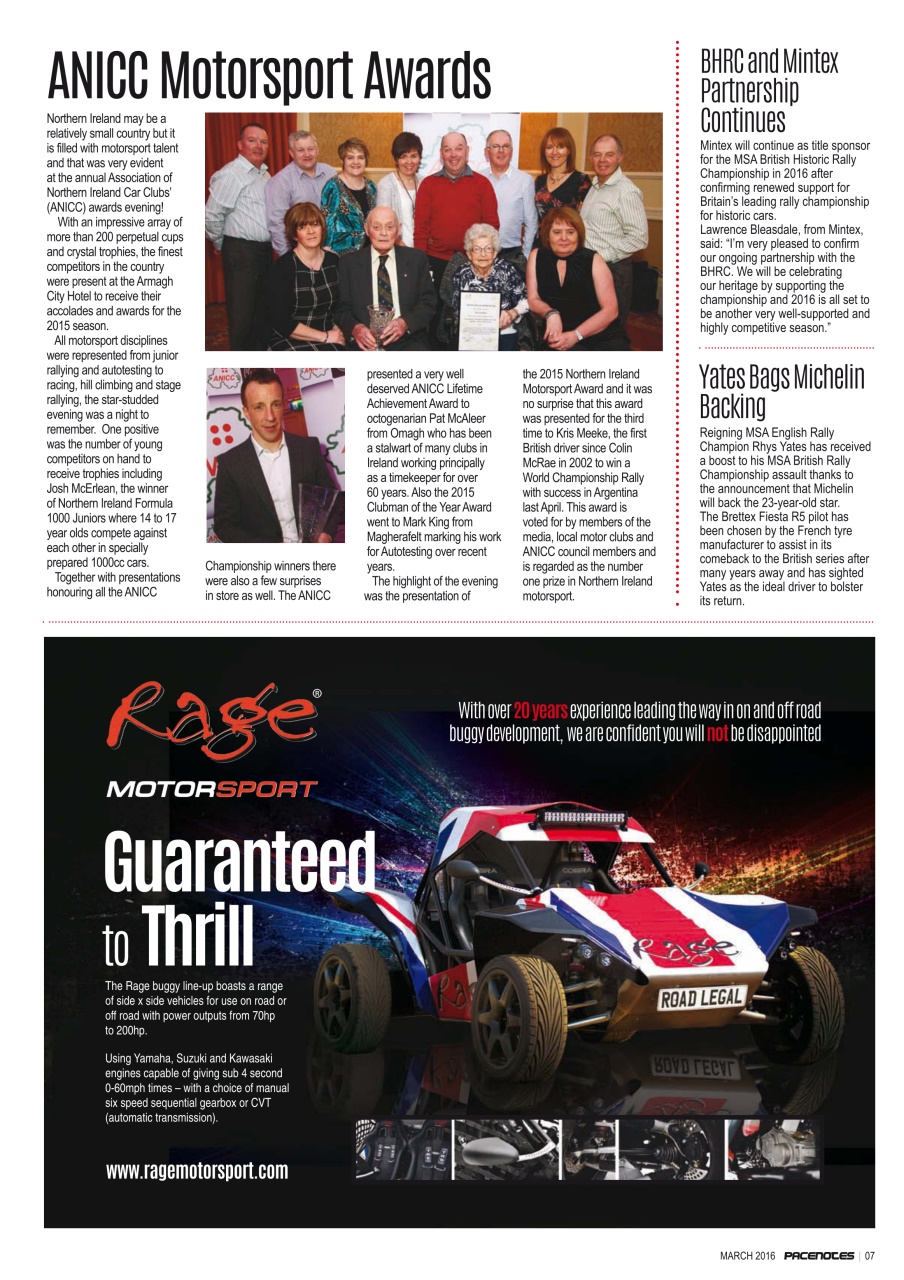 Pacenotes Rally magazine Preview Pages