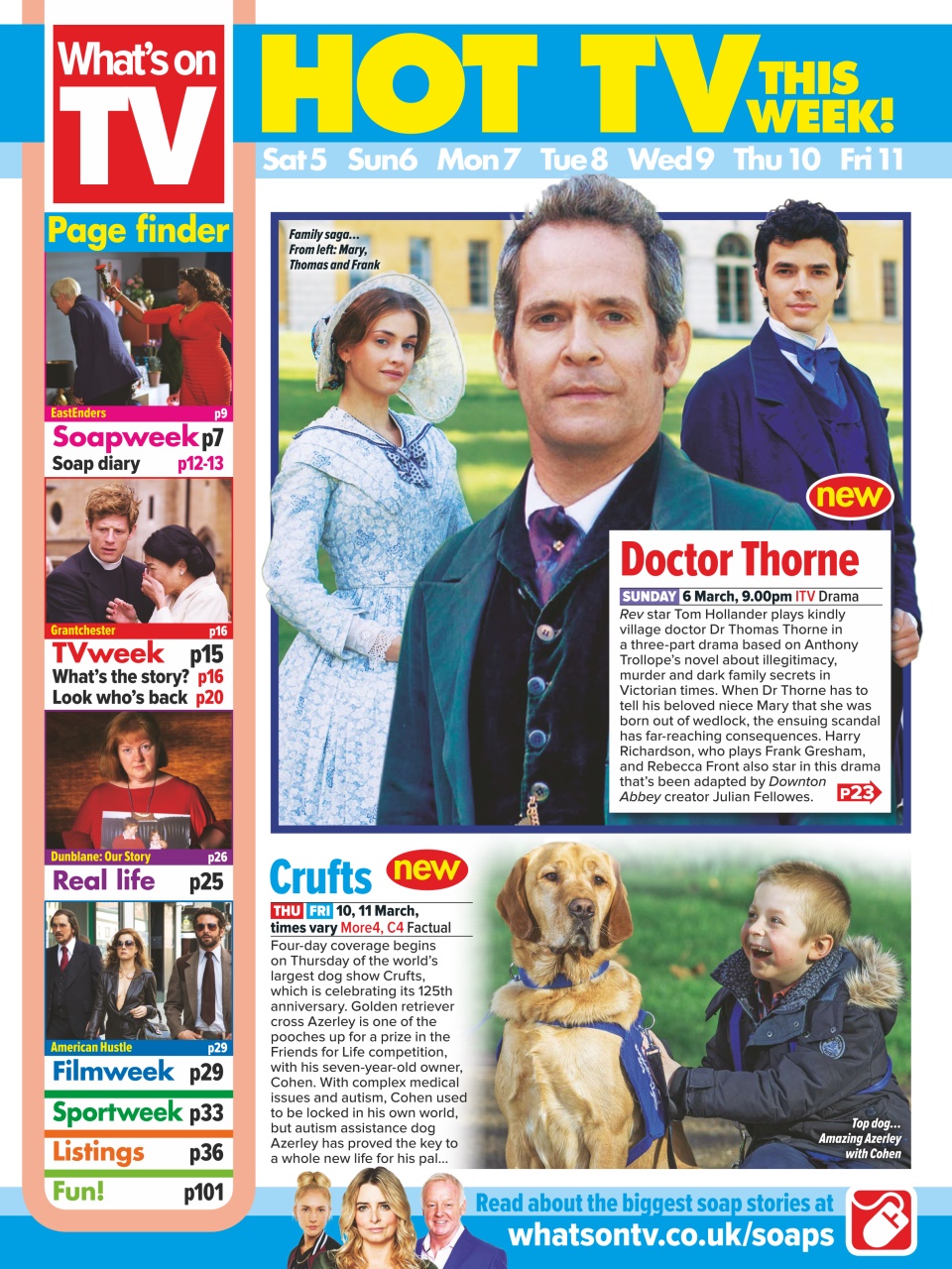 What's on TV Preview Pages