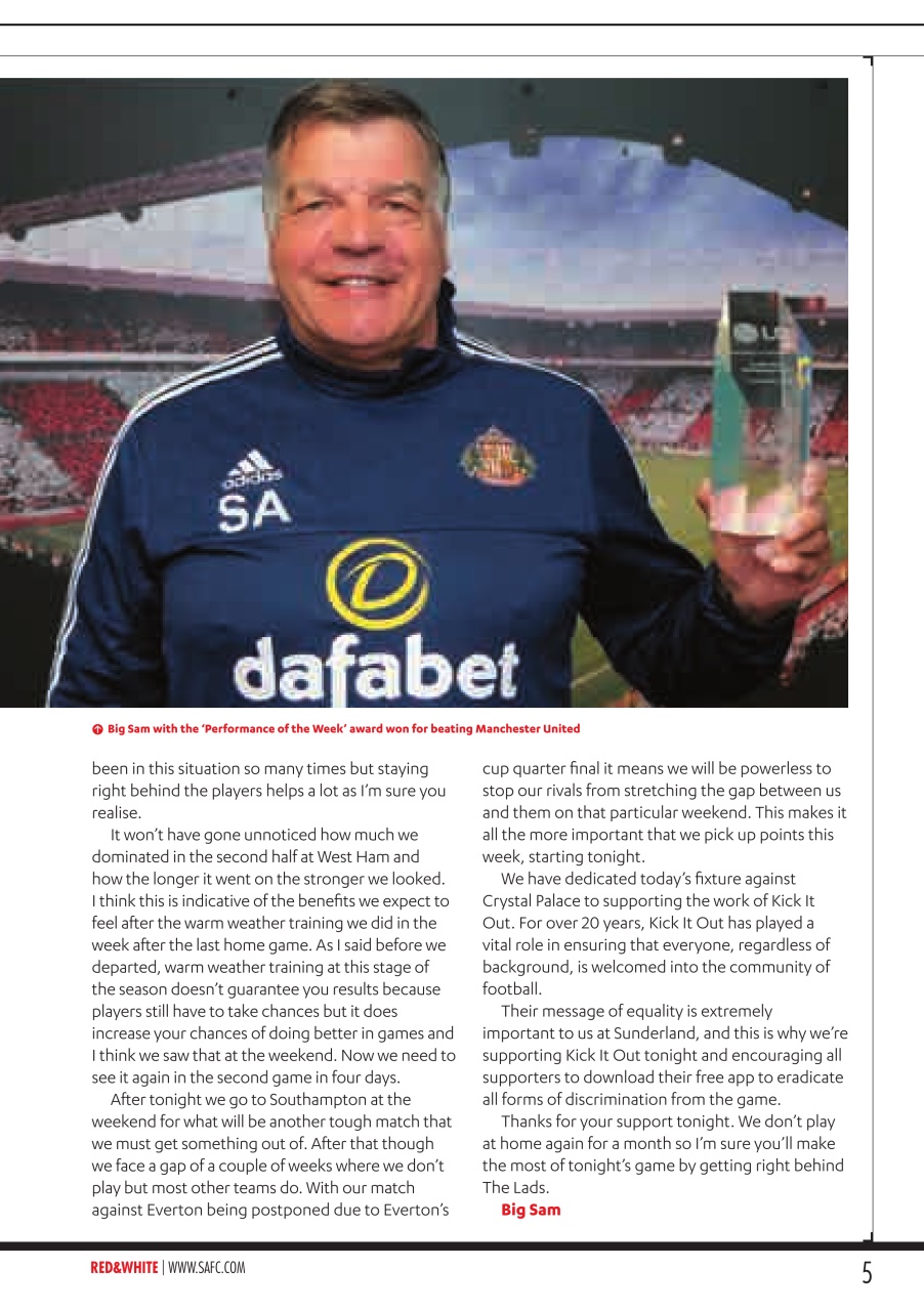 Sunderland FC Preview Pages