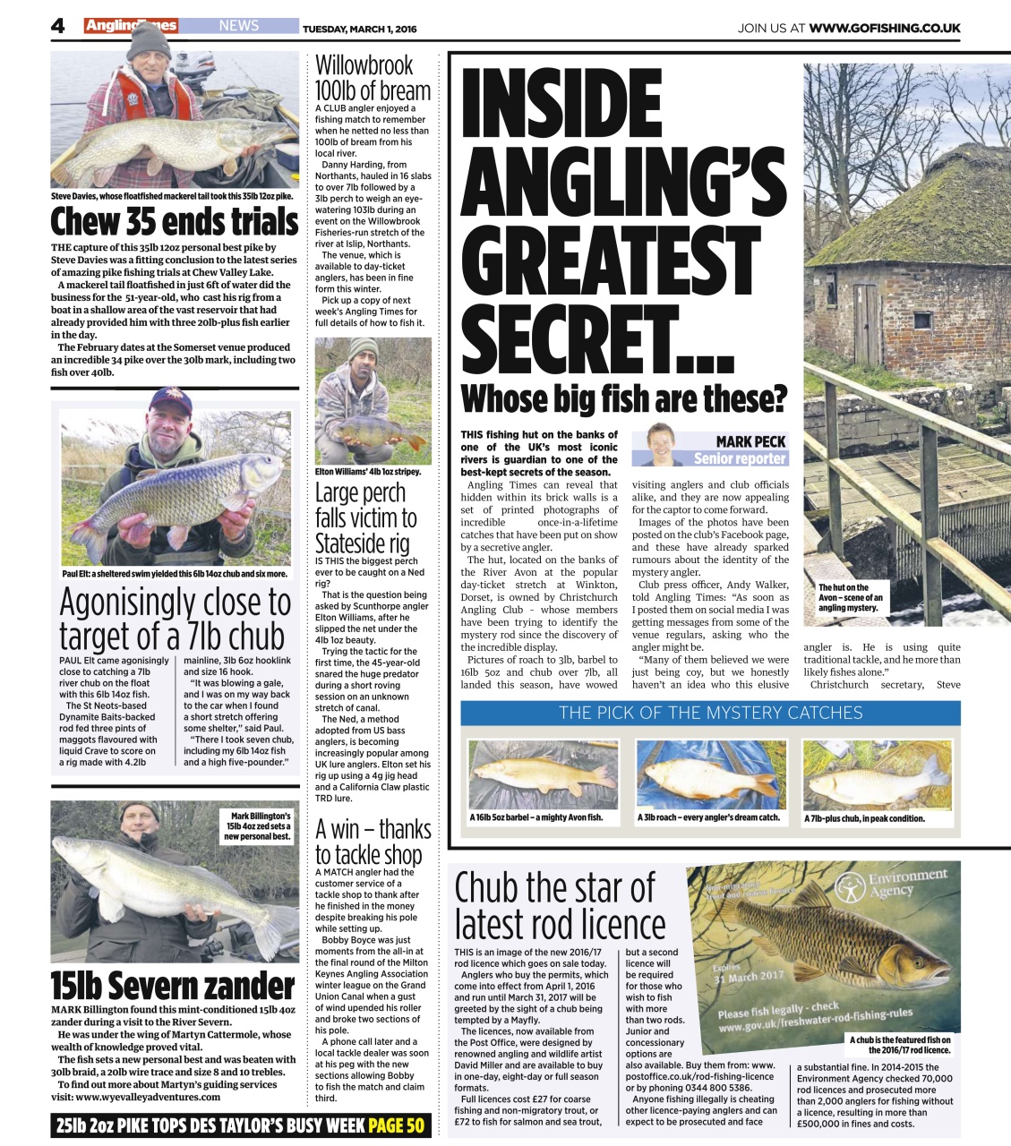 Angling Times Preview Pages