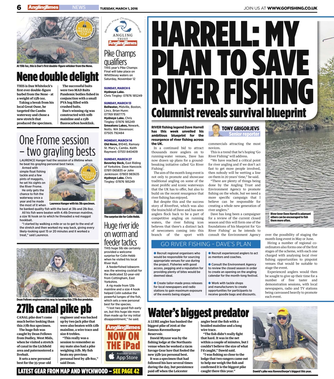 Angling Times Preview Pages