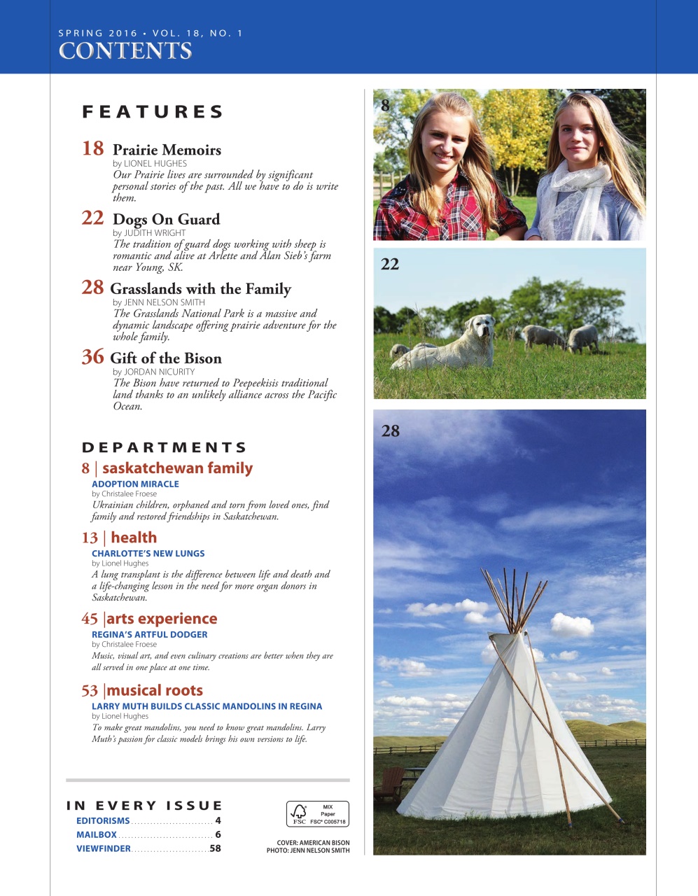 Prairies North Magazine Preview Pages
