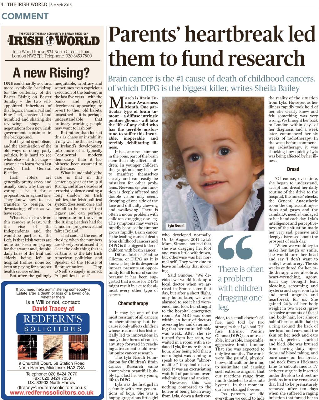 Irish World Preview Pages