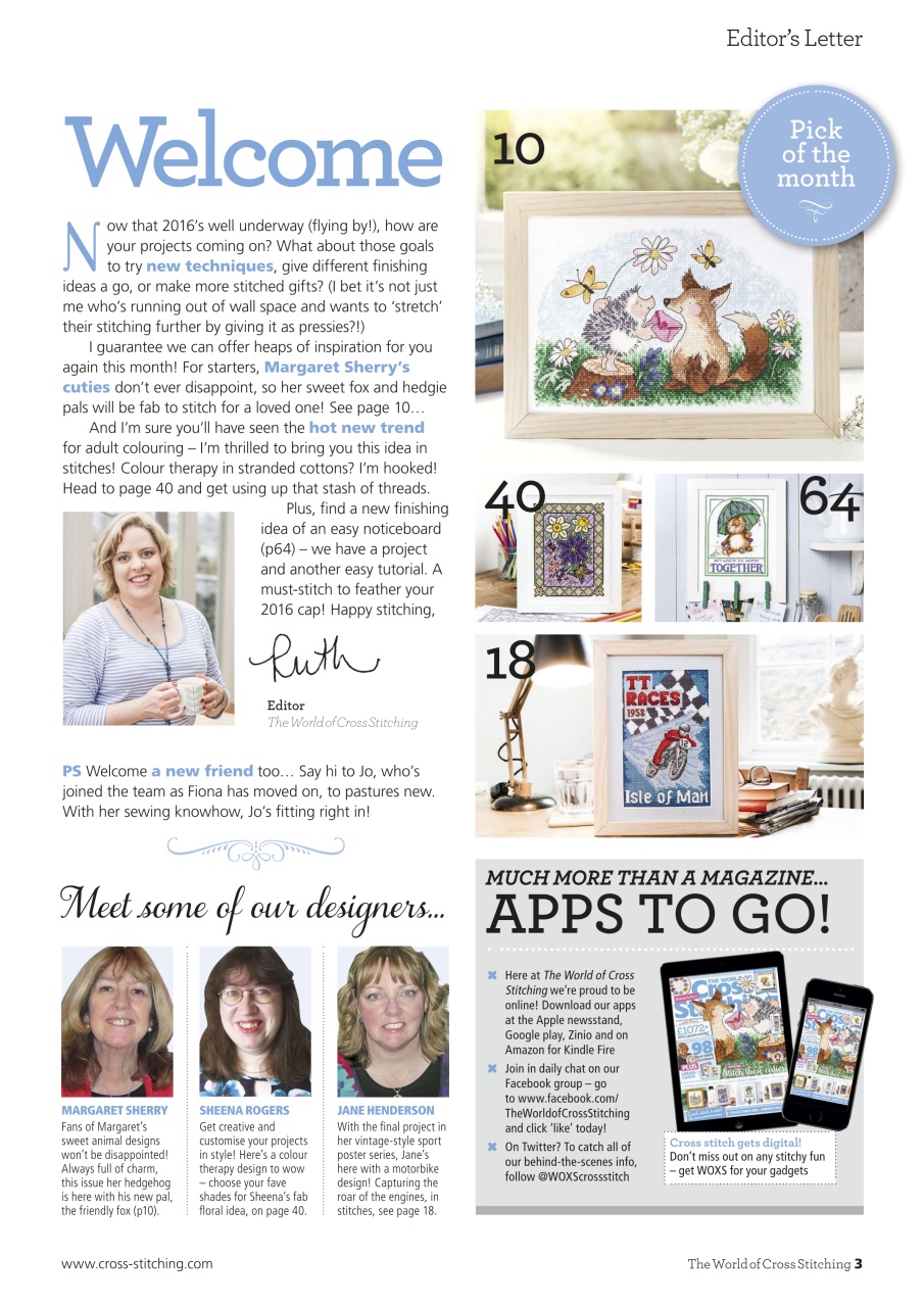 The World of Cross Stitching Preview Pages