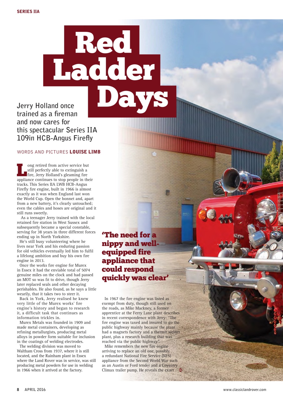 Classic Land Rover Magazine Preview Pages
