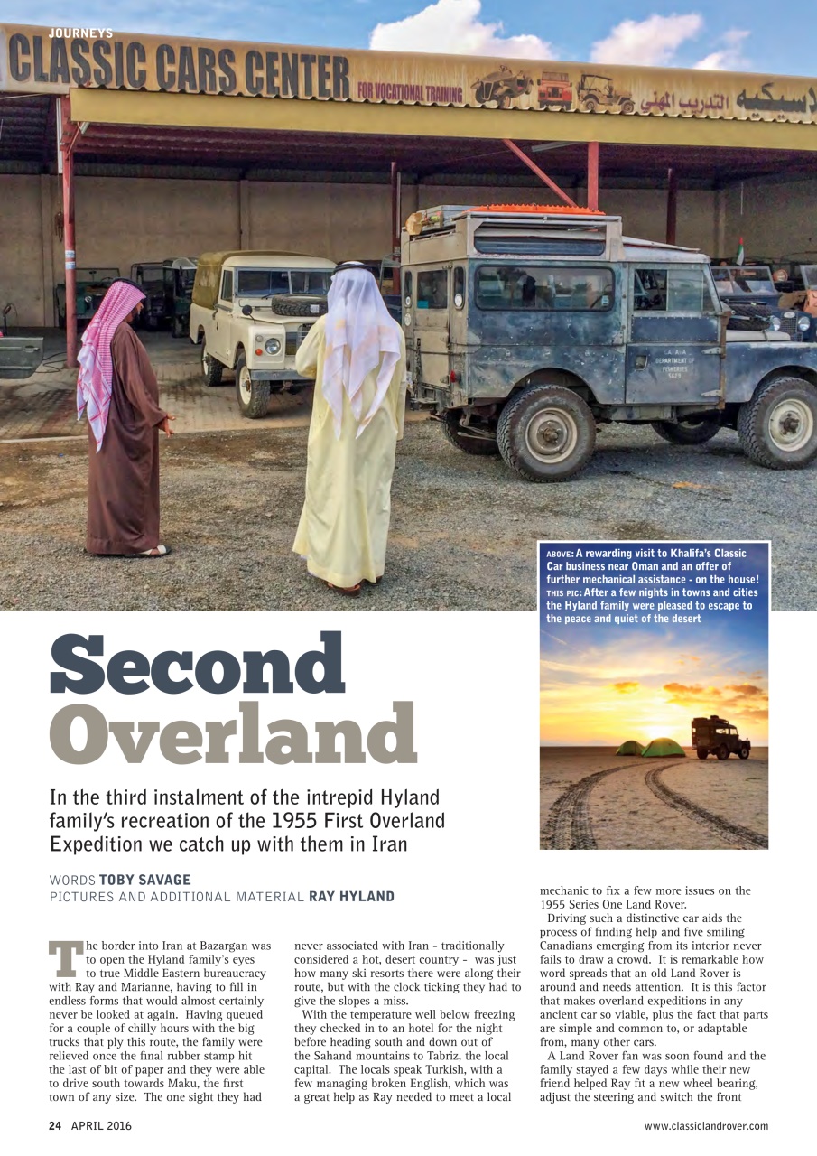 Classic Land Rover Magazine Preview Pages