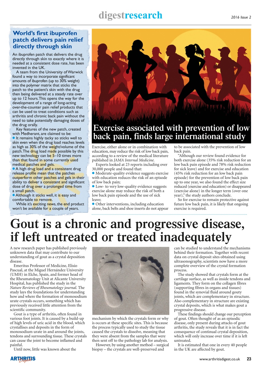 Arthritis Digest Preview Pages