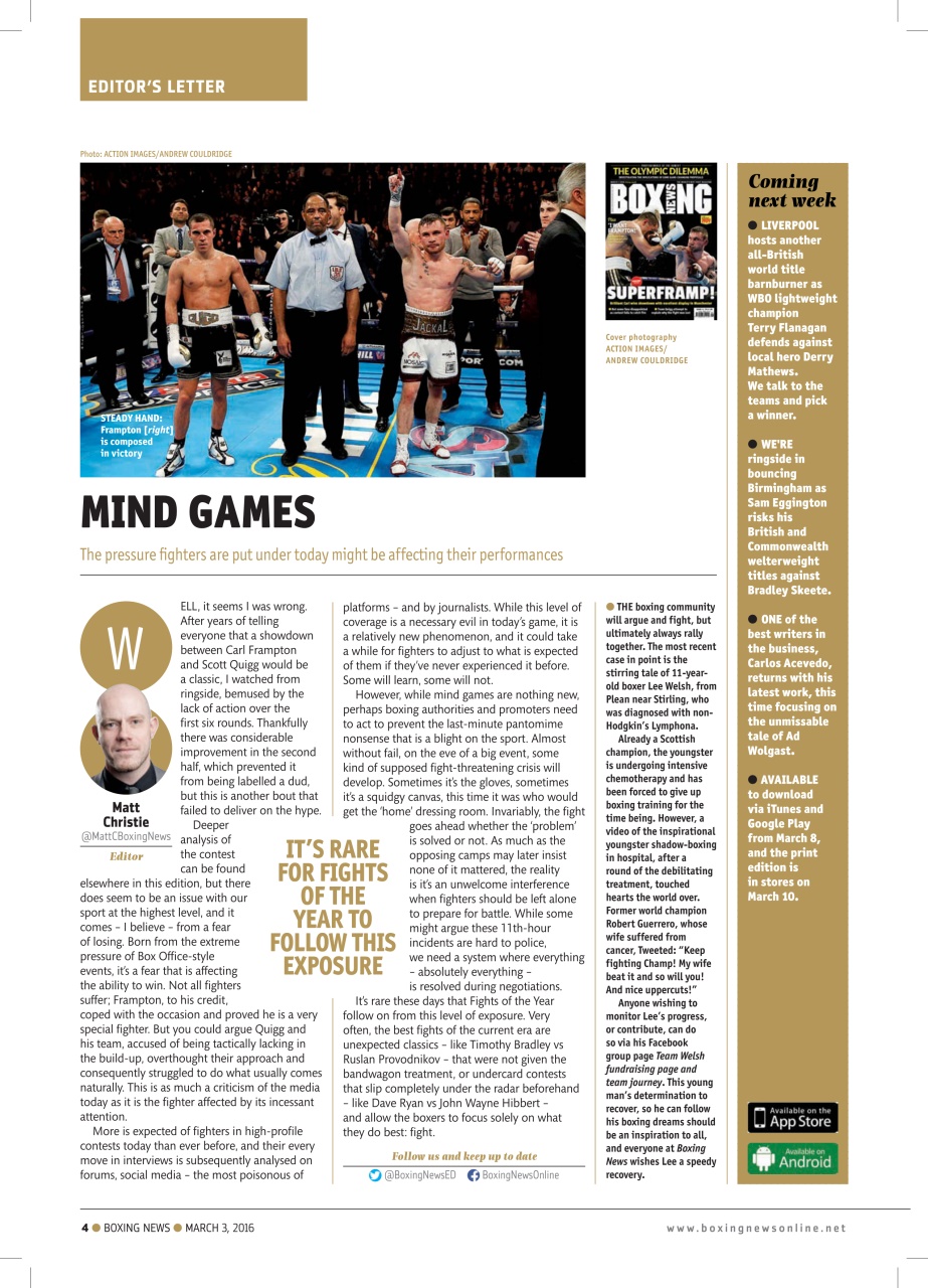 Boxing News Preview Pages
