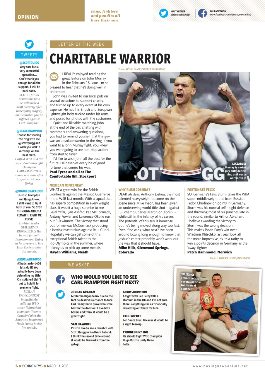 Boxing News Preview Pages