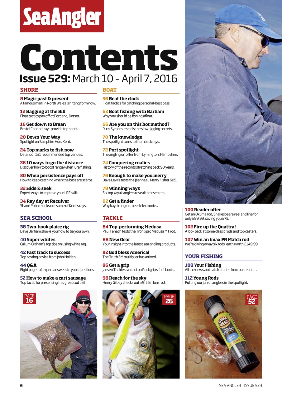 Sea Angler Preview Pages