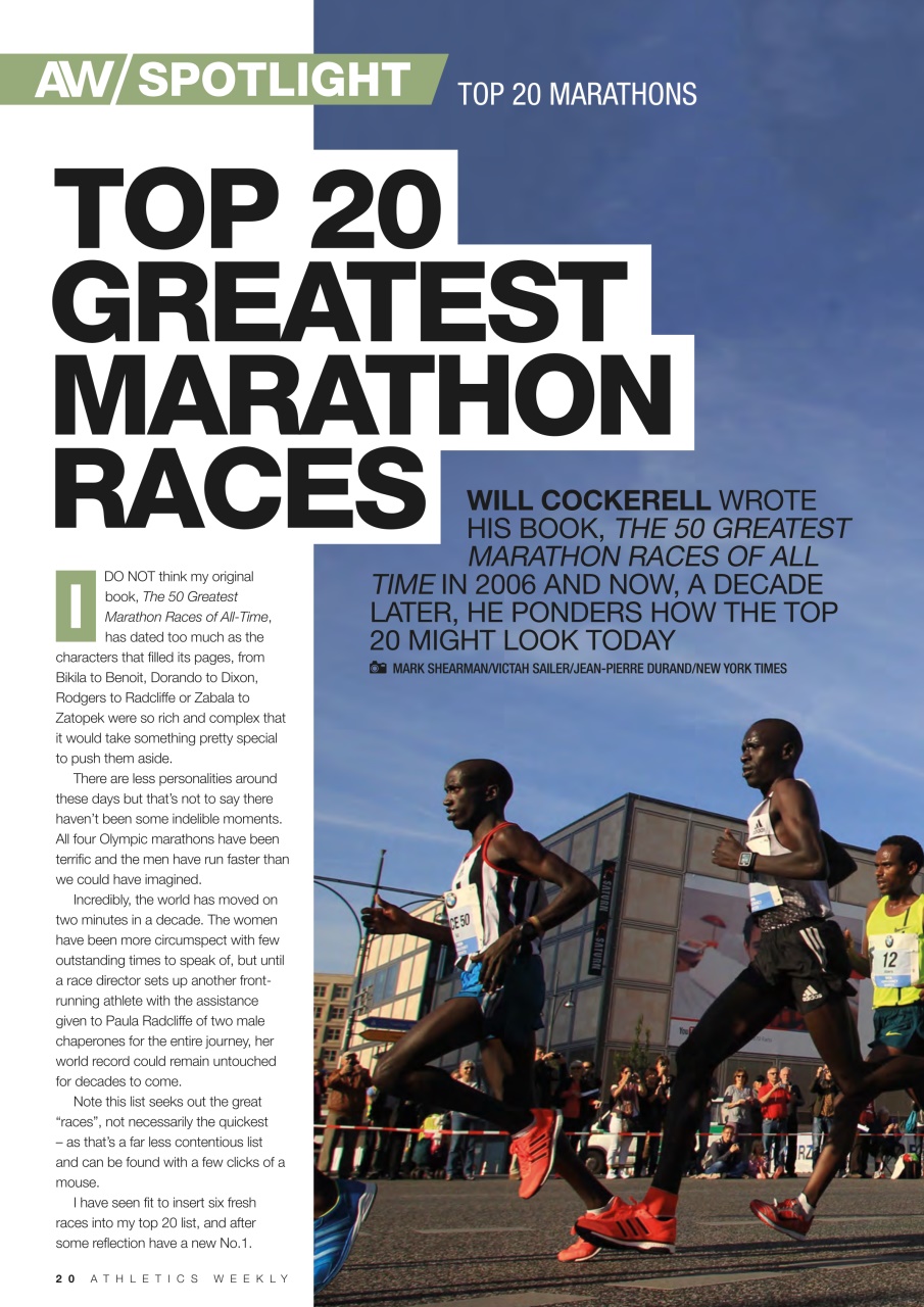 AW – Athletics Weekly Magazine Preview Pages