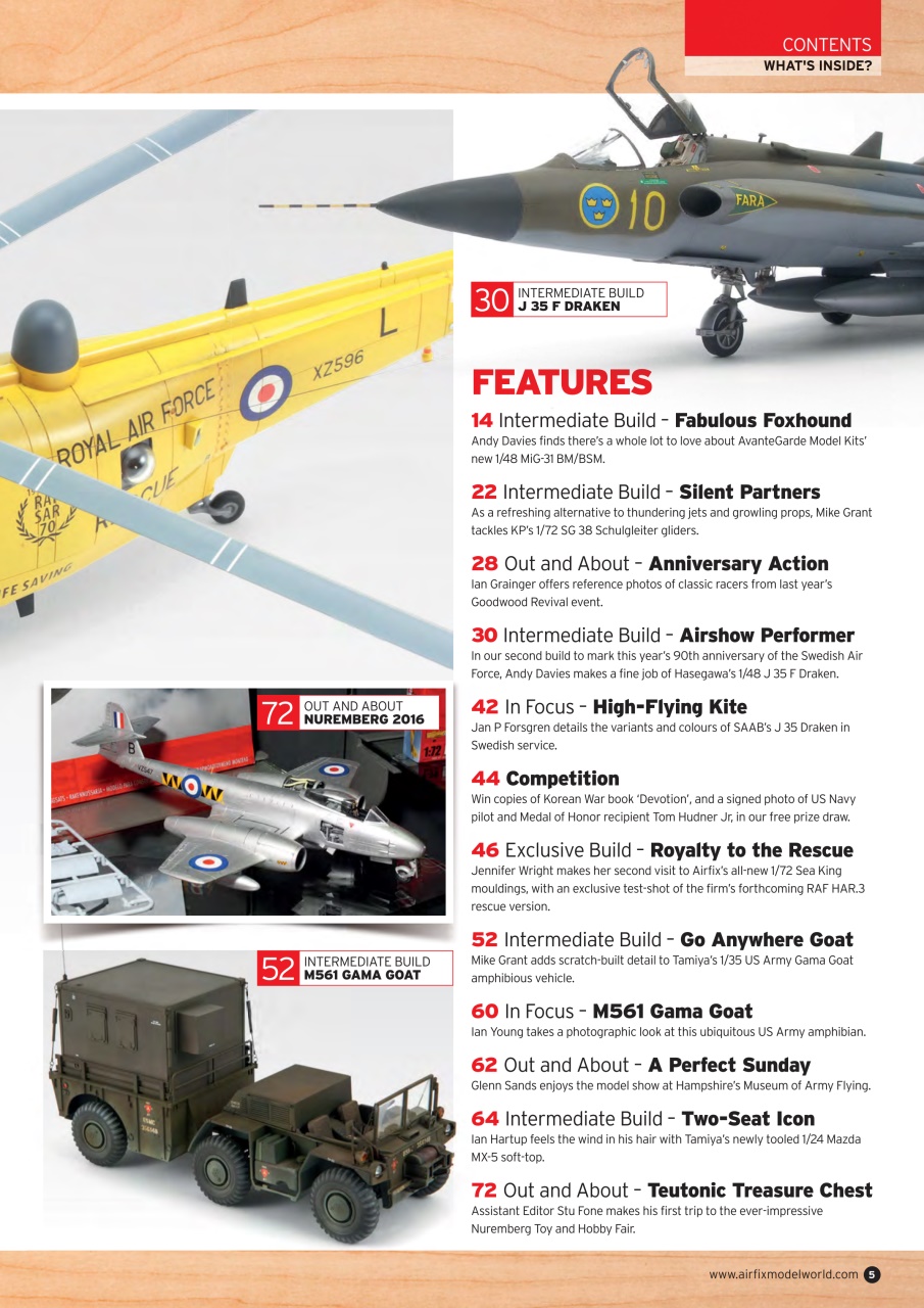 Airfix Model World Preview Pages