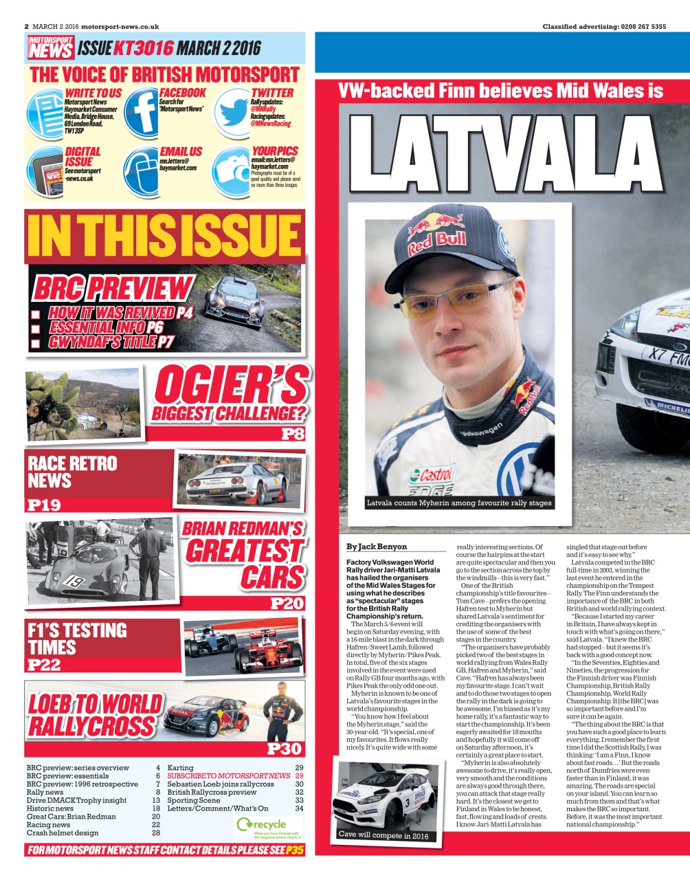 Motorsport News Preview Pages