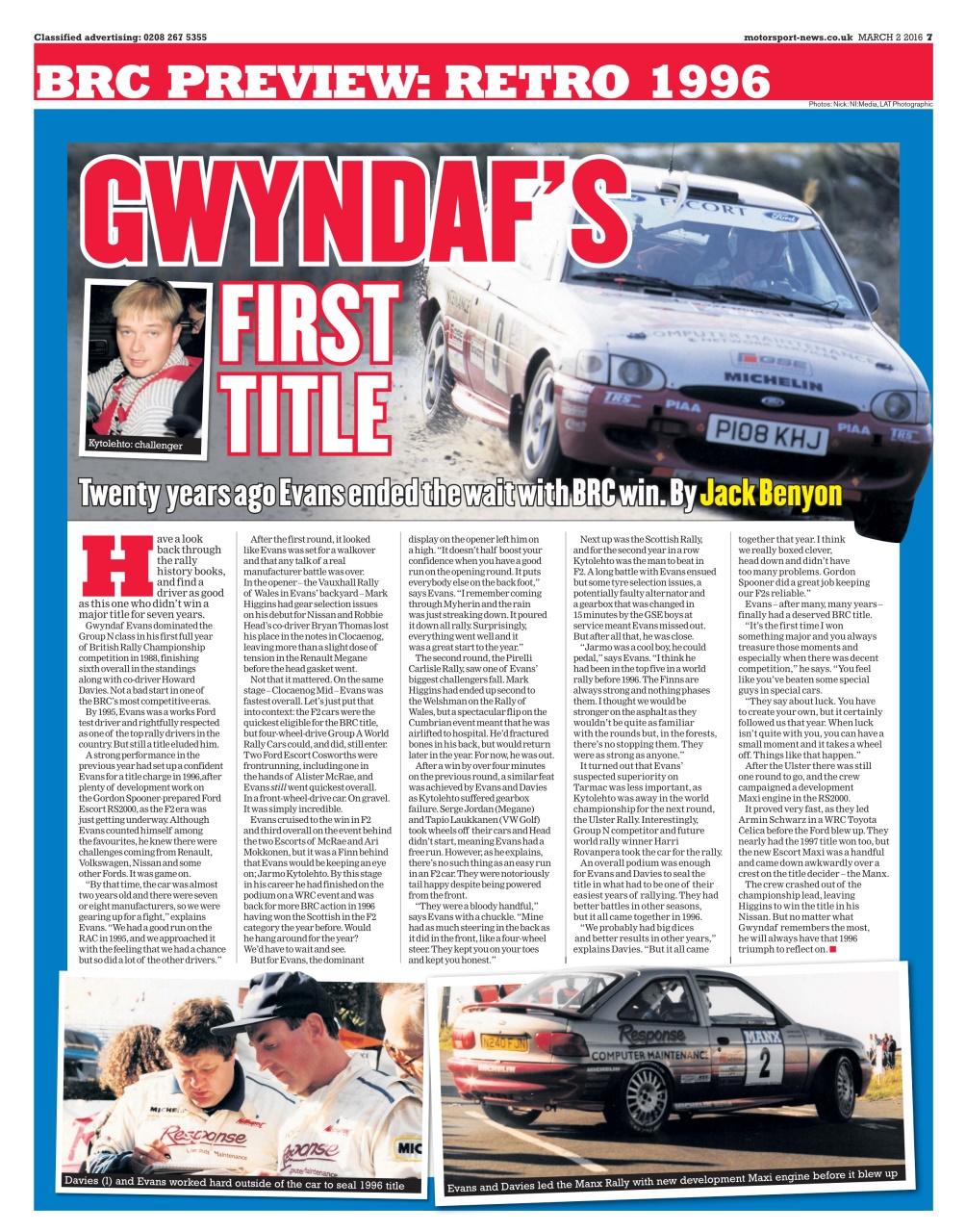 Motorsport News Preview Pages