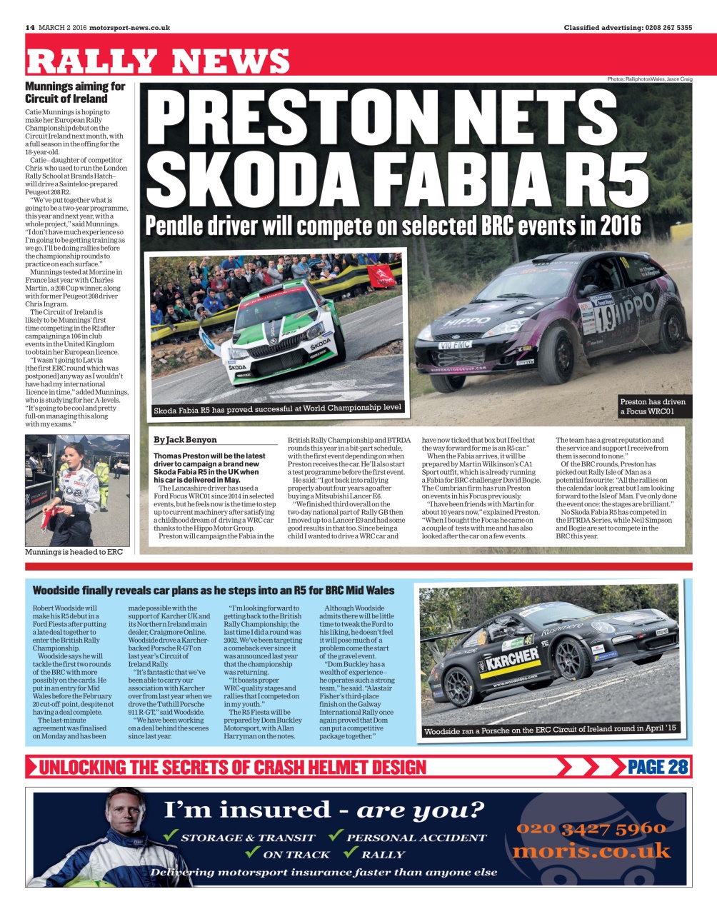 Motorsport News Preview Pages