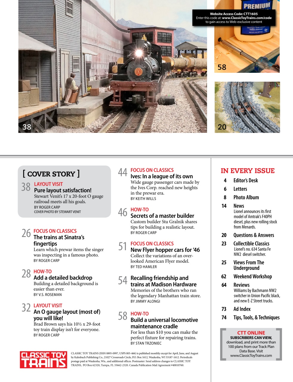 Classic Toy Trains Preview Pages