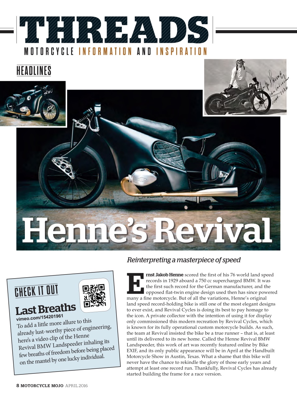 Motorcycle Mojo Preview Pages