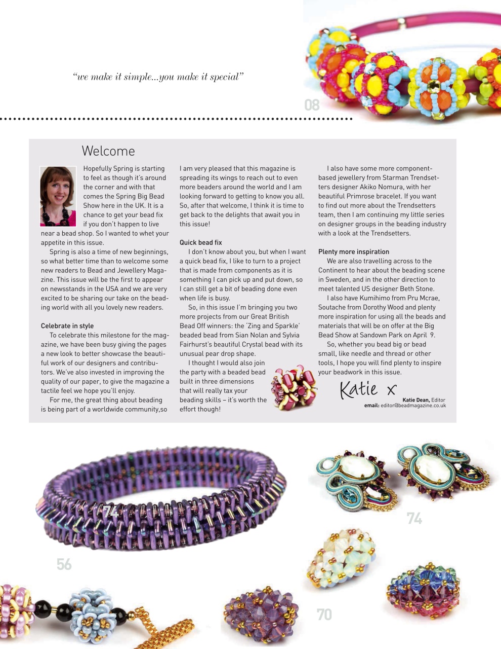 Bead & Jewellery Magazine Preview Pages