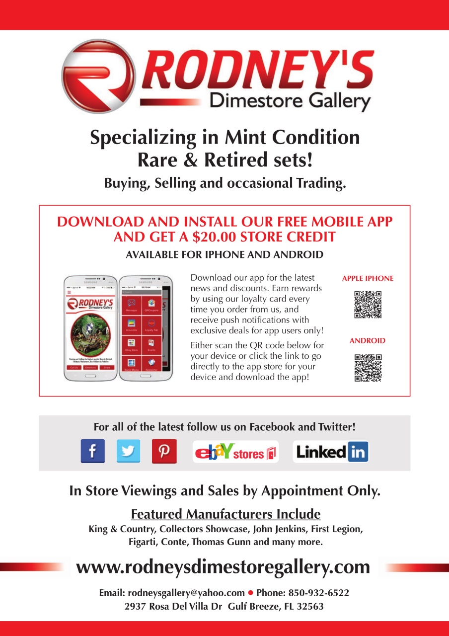 Toy Soldier & Model Figure Preview Pages