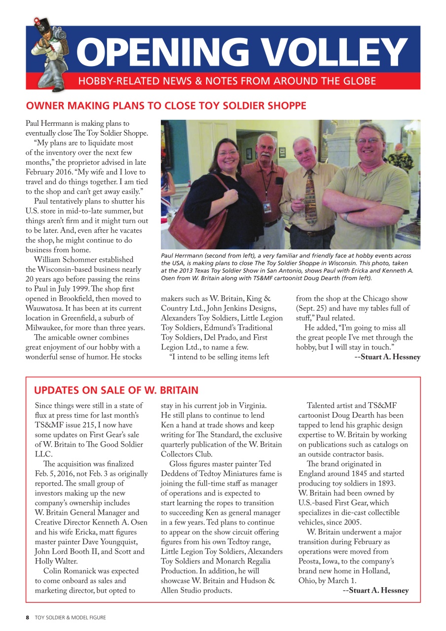 Toy Soldier & Model Figure Preview Pages