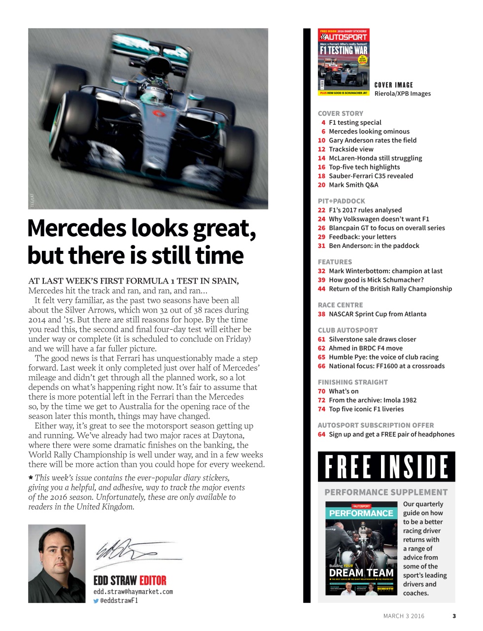 Autosport Preview Pages