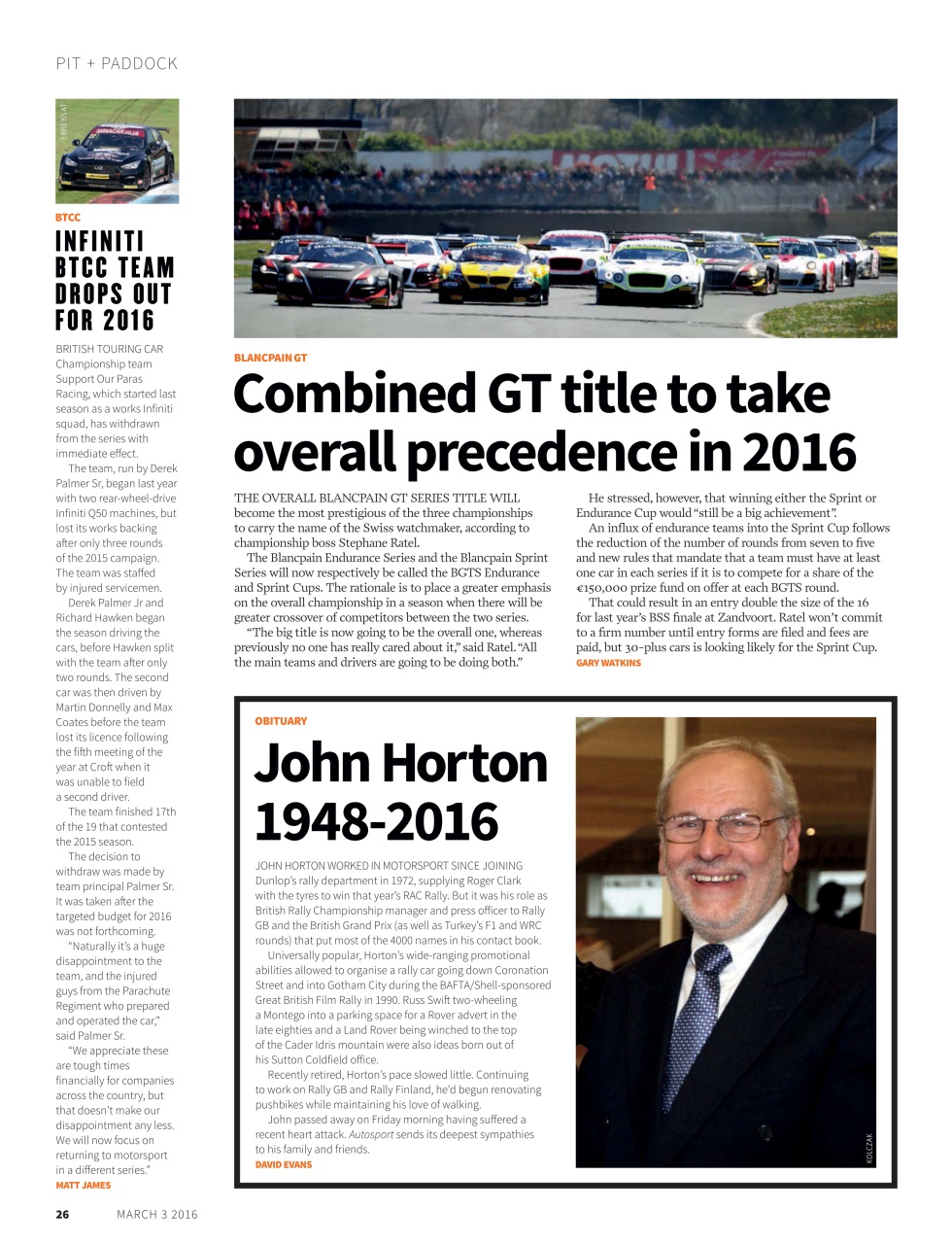 Autosport Preview Pages