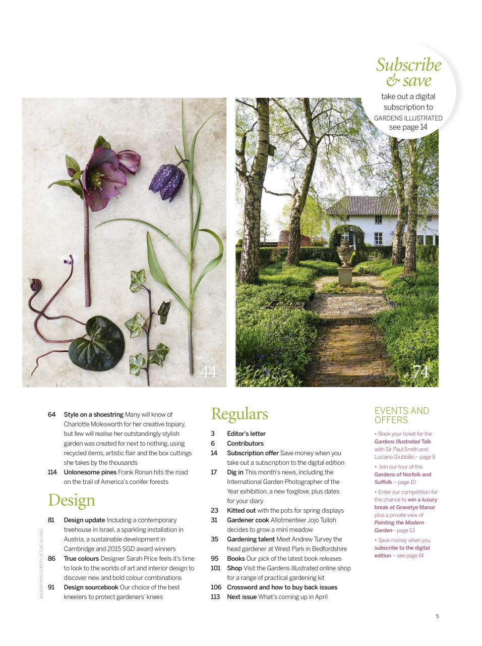 Gardens Illustrated Preview Pages