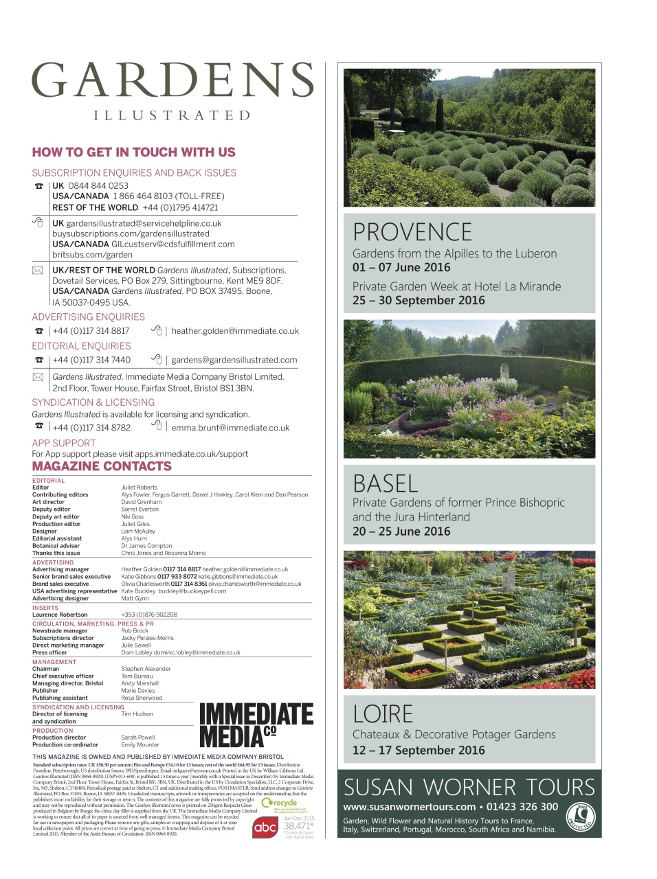 Gardens Illustrated Preview Pages