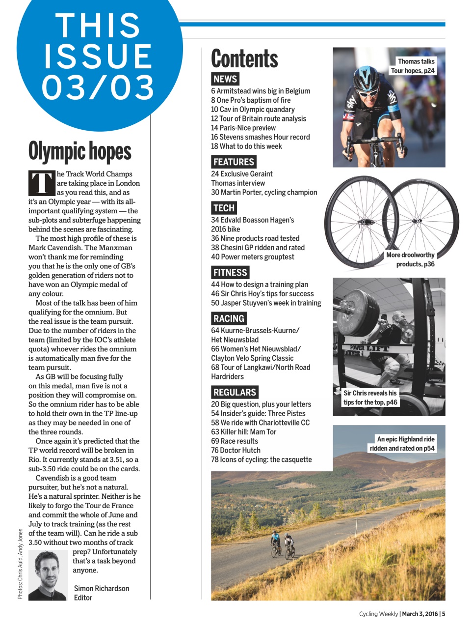 Cycling Weekly Preview Pages