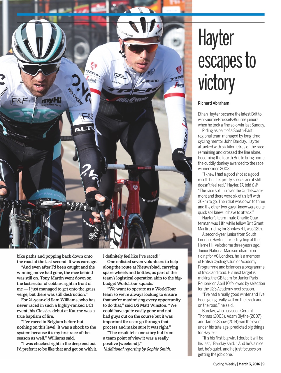 Cycling Weekly Preview Pages