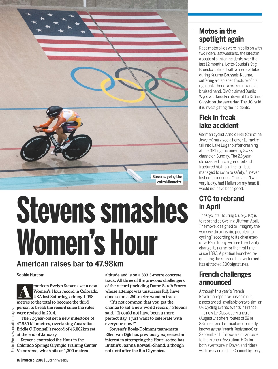 Cycling Weekly Preview Pages
