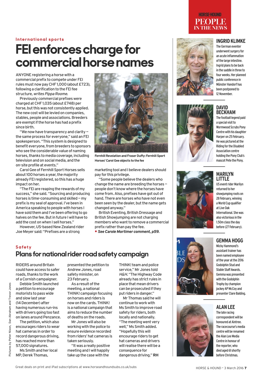 Horse & Hound Preview Pages