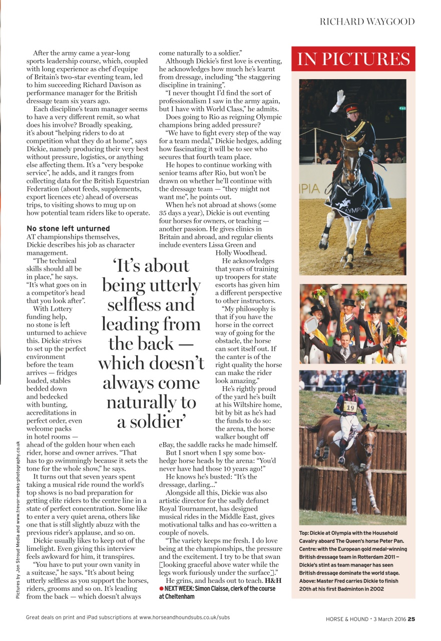Horse & Hound Preview Pages
