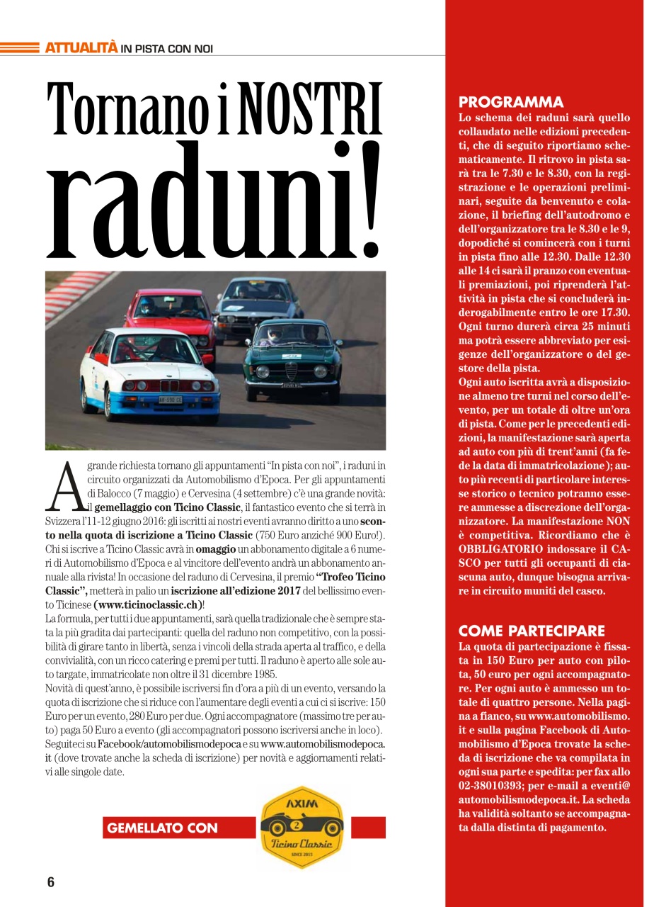 Automobilismo d'Epoca Preview Pages