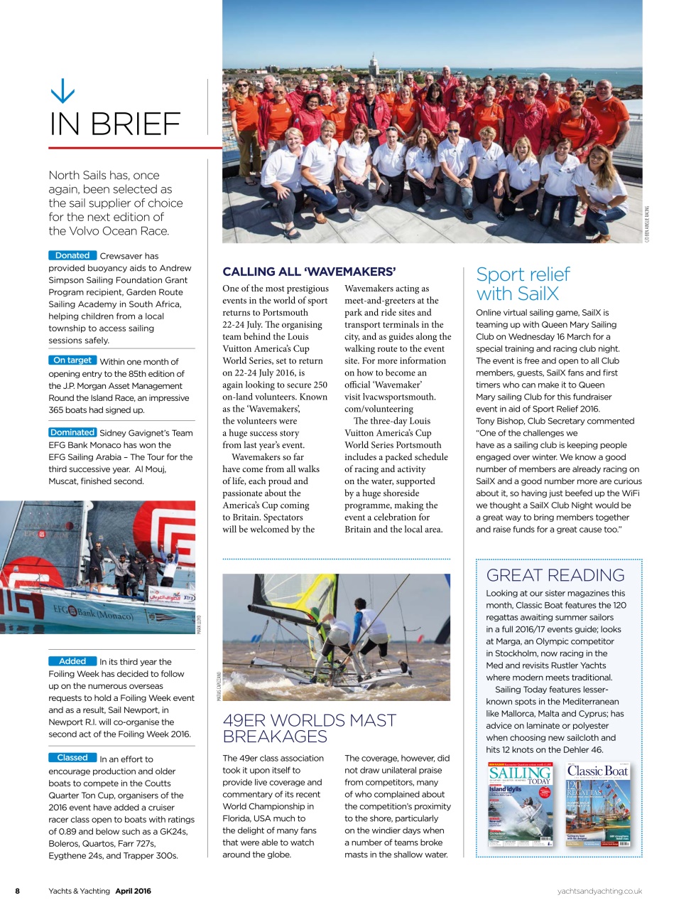 Yachts & Yachting Preview Pages