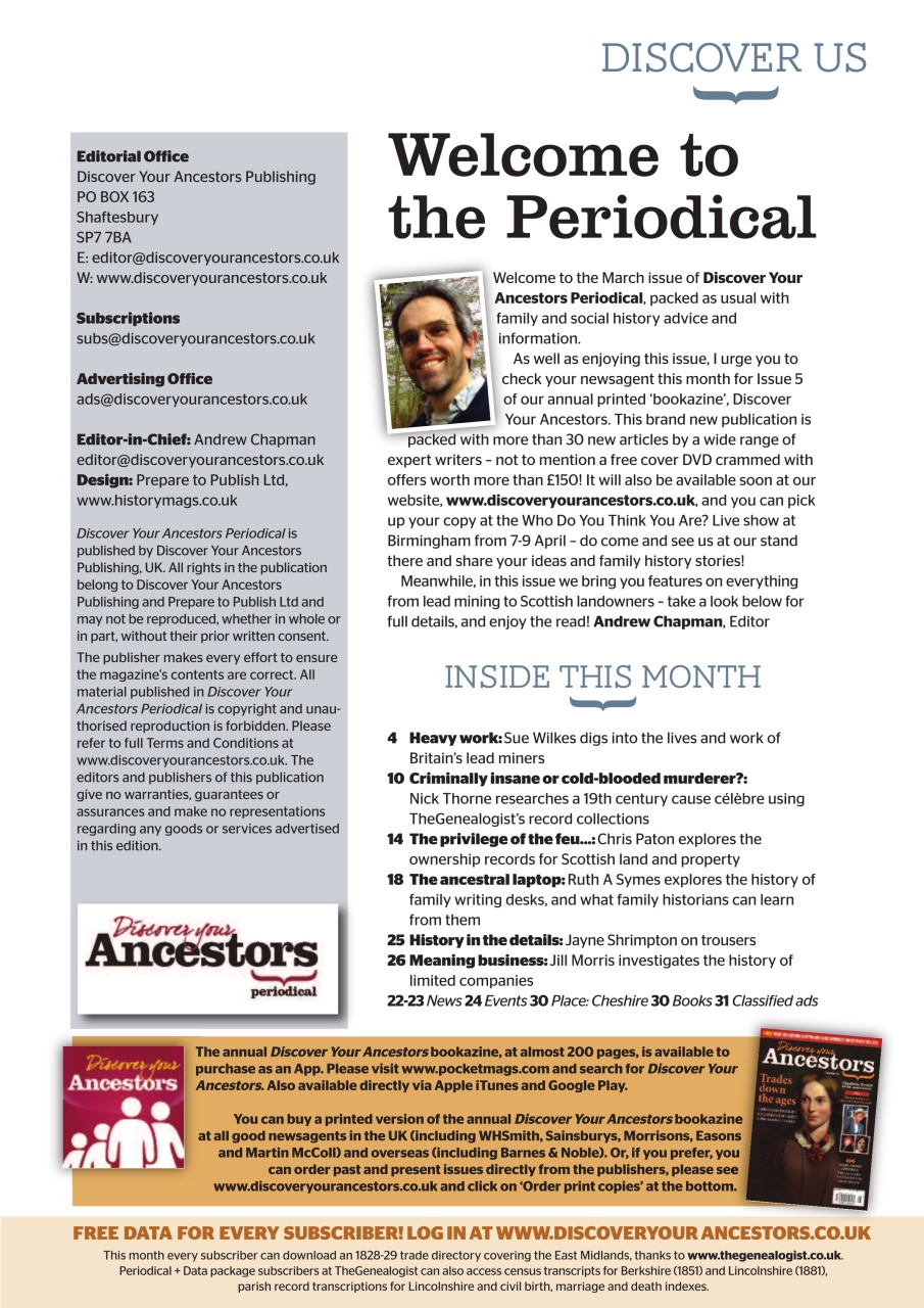 Discover Your Ancestors Preview Pages