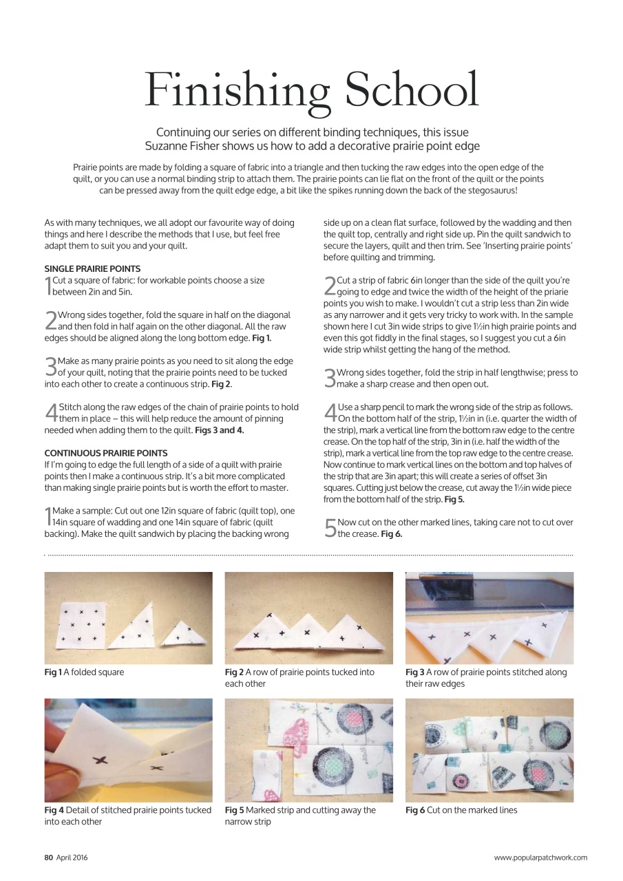 Popular Patchwork Magazine Preview Pages